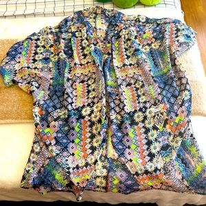 SOLD No Boundaries Women Blue Kimono M